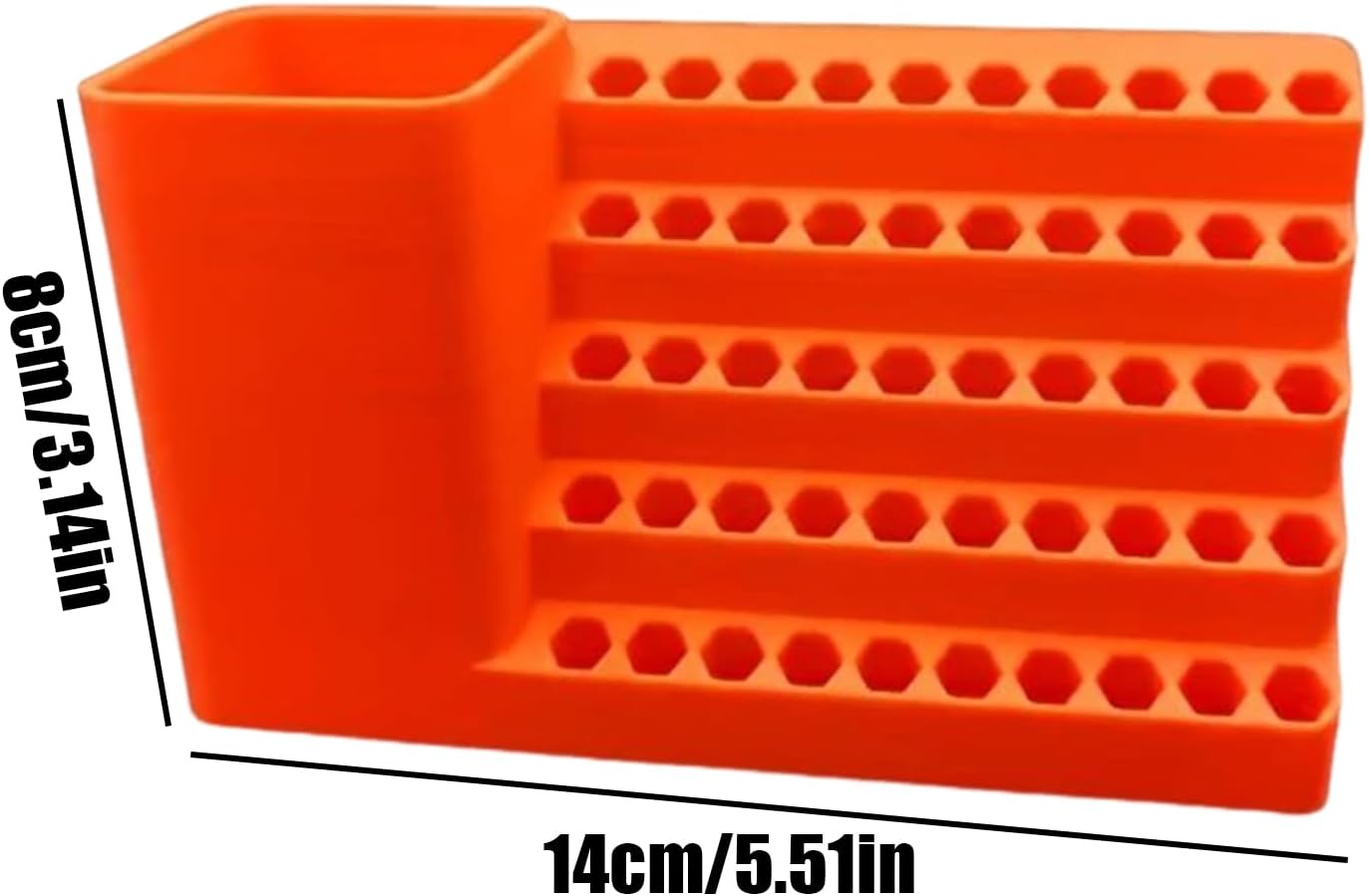  Support De Rangement Pour Forets – Organiseur De Rangement Pour Embouts Hexagonaux Robustes | Gestion Des Accessoires D'outils électriques Pour Garage, Atelier, Armoire, Sous-sol