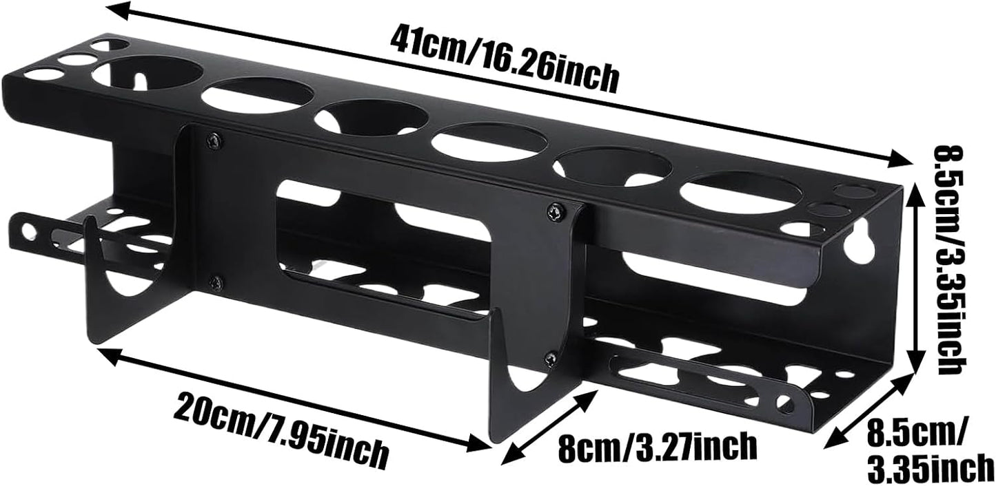  Support De Tube De Calfeutrage Mural Robuste, 42 Cm, Rangement De Calfeutrage Manuel Pour Ouvriers Du Bâtiment, Rénovateurs, Bricoleurs, Personnel D'entretien, Améliorateurs De La Maison