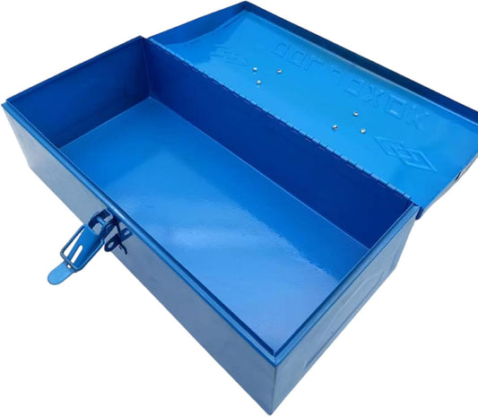  Boîte à Outils Bleue En Métal Pour étudiants Et Professionnels Pour Organiser Et Transporter La Boîte Essentielle De La Maison