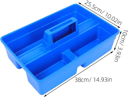  Healvian Organisateur De Fourre-Tout Plastique 3 Compartiments Portable Pour Usage Commercial Et Domicile Facile à Nettoyer
