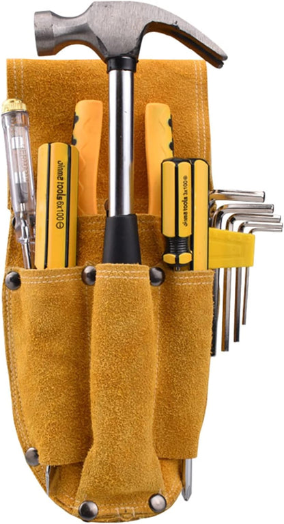  Sac à Outils De Taille Utilitaire, Jaune, Petite Ceinture Porte-outils Professionnel Pour Charpentier