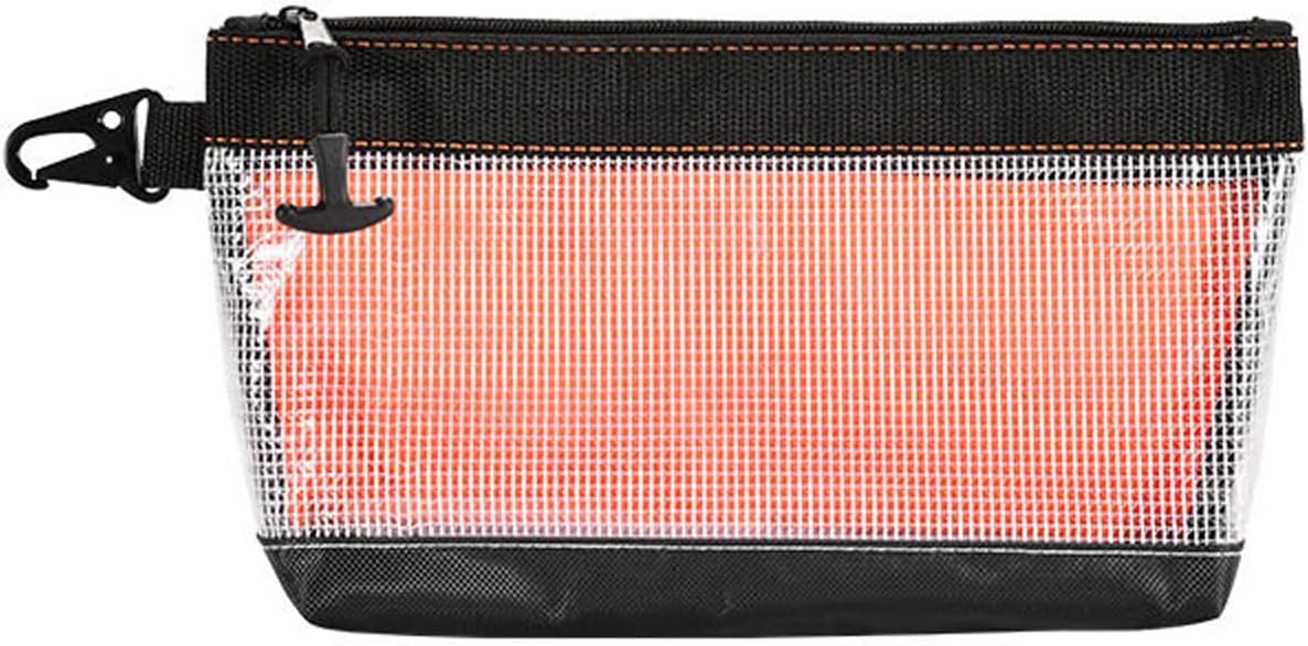  Sac De Rangement En PVC Transparent Antistatique Imperméable Avec Crochet En Métal Oxford 1680D Pour Atelier En Plein Air Sac à Outils En PVC Transparent