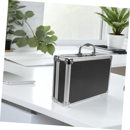  ULTECHNOVO Boîte Rangement Outils Portable Alliage Avec Poignée Pour Maison Bureau Voyages Compartiments Organisés