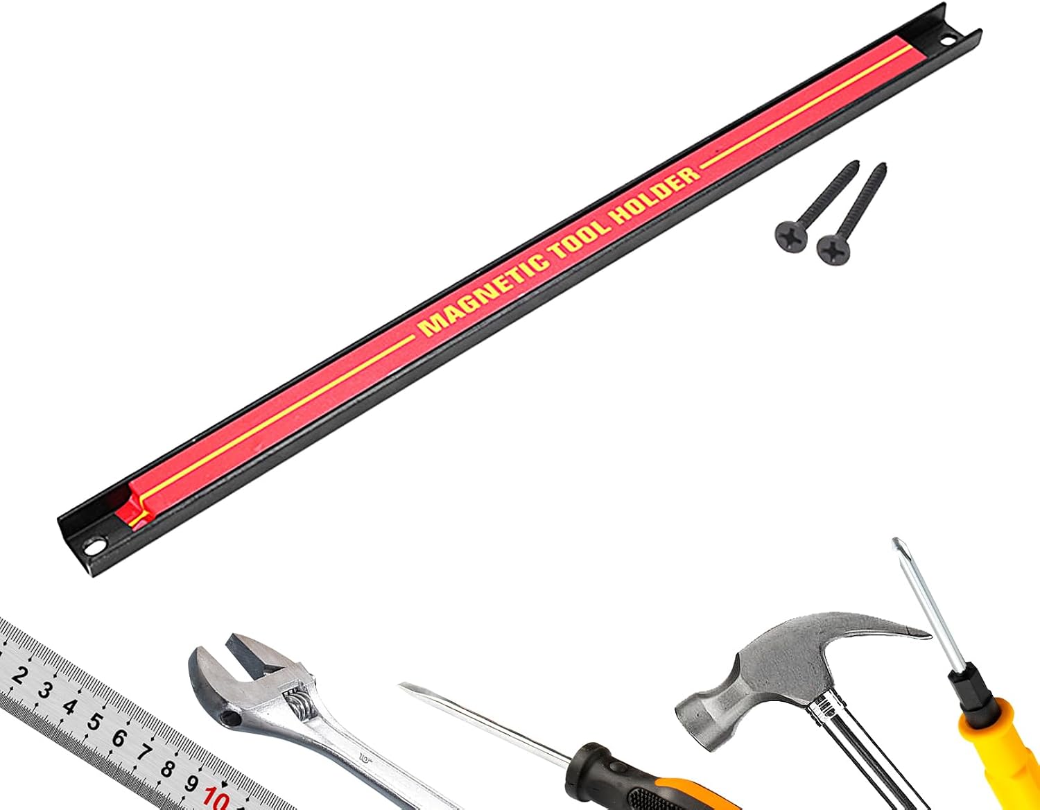  Bande Magnétique Pour Outils | Étagère De Rangement à Outils De Grande Capacité, Organisateur D'outils Peu Encombrant Pour Atelier, Atelier De Réparation Automobile, Maison