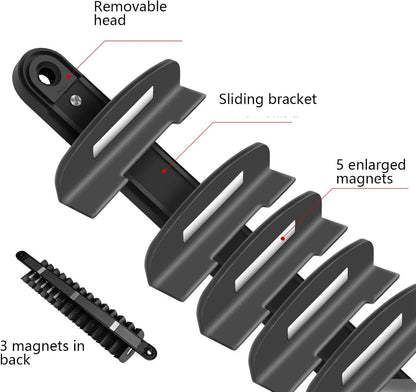  Générique Porte-Clés à Outils,Plateau De Rangement Pour Outils Avec Support Aimanté | Accessoire D'Organisation Polyvalent Pour Boîte à Outils – Idéal Pour Passionnés Et Débutants
