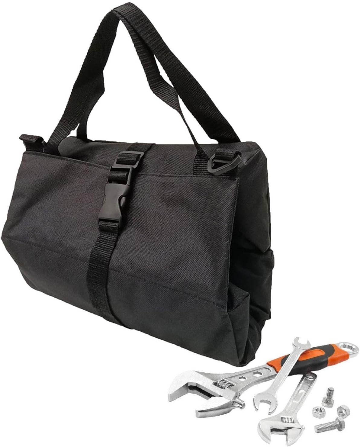  Organisateur De Pochette à Outils Enroulable | Organisateurs D'outils Et Rangement Avec Tissu Oxford 900D | Organisateur De Sac à Outils Avec 5 Pochettes à, Organisateur De Rouleau D'outils