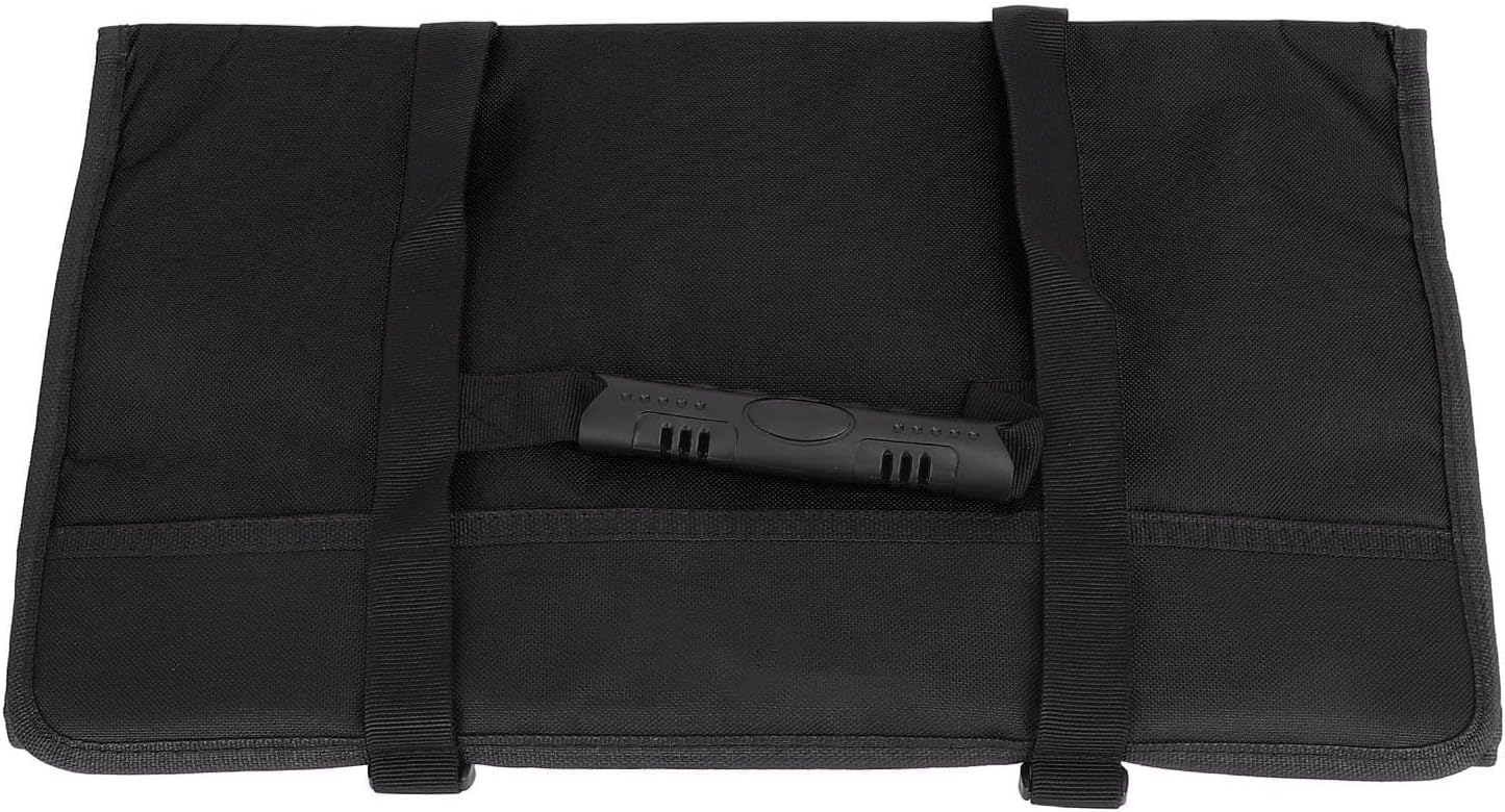  Trousse Rangement Outils, Sac Rouleau Avec Grandes Poches, Capacité Spacieuse, Tissu Oxford Résistant, 78x45cm - Organisation Efficace, Durable Et Portable Pour Électriciens (Rouge)