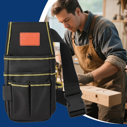 GENERIC Ceinture à Outils D'électricien, Pochette De Rangement Réglable Pour L'entretien De La Construction, Sacs Porte-outils – Pour Construction, Bricoleur, Entrepreneur, Mécanicien, Plombier, Couvreur