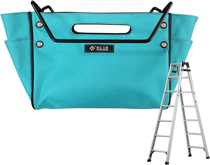  Porte-Outils Pour Échelle | Pochette De Rangement Pour Quincaillerie - Caddy Pour Escabeau Télescopique - Pour Peintres Propriétaires Électriciens Techniciens Couvreurs Jardiniers Atelier Garage Entre