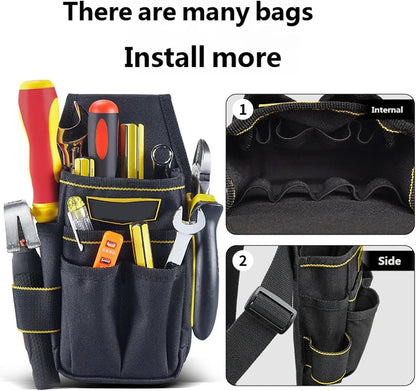  Banane En Tissu Nylon Résistant, à Outils, De Ceinture à Outils, Conçu Pour Les électriciens Et Les Passionnés De Tâches De Réparation, Banane De Travail Réglable