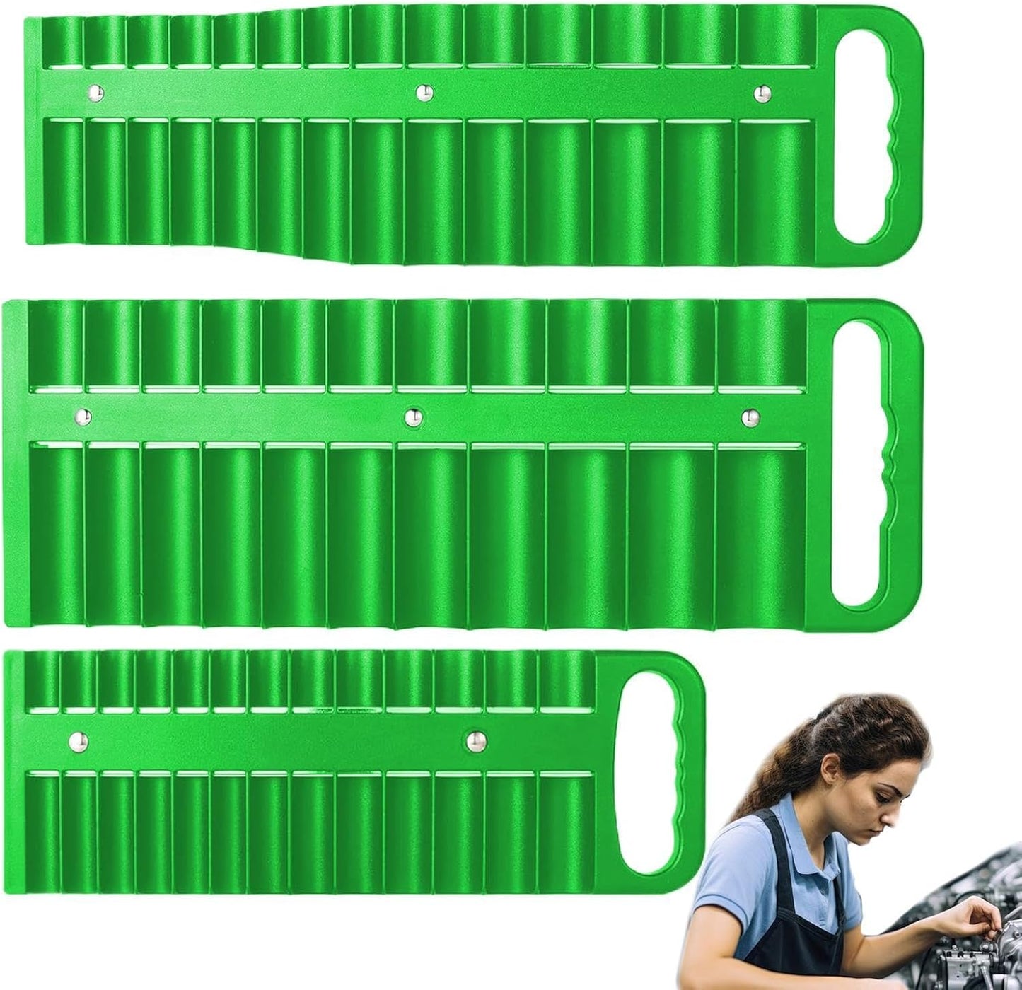 Genérico Organisateur Magnétique, Porte-douilles, Organisateur D'outils, Support Portable, Porte-douilles, Plateau De Rangement Portable, Rangement Pour Mariage, Anniversaire