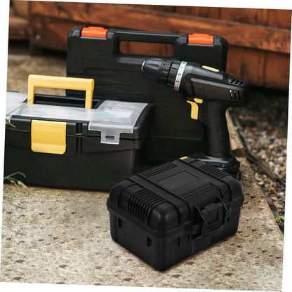  TOYANDONA 2pièces Boîte à Outils Portable Plastique Pour Rangement Outils Organiseur Compact Avec Mousse Prédécoupée Pour Protection Optimale Lors Déplacements