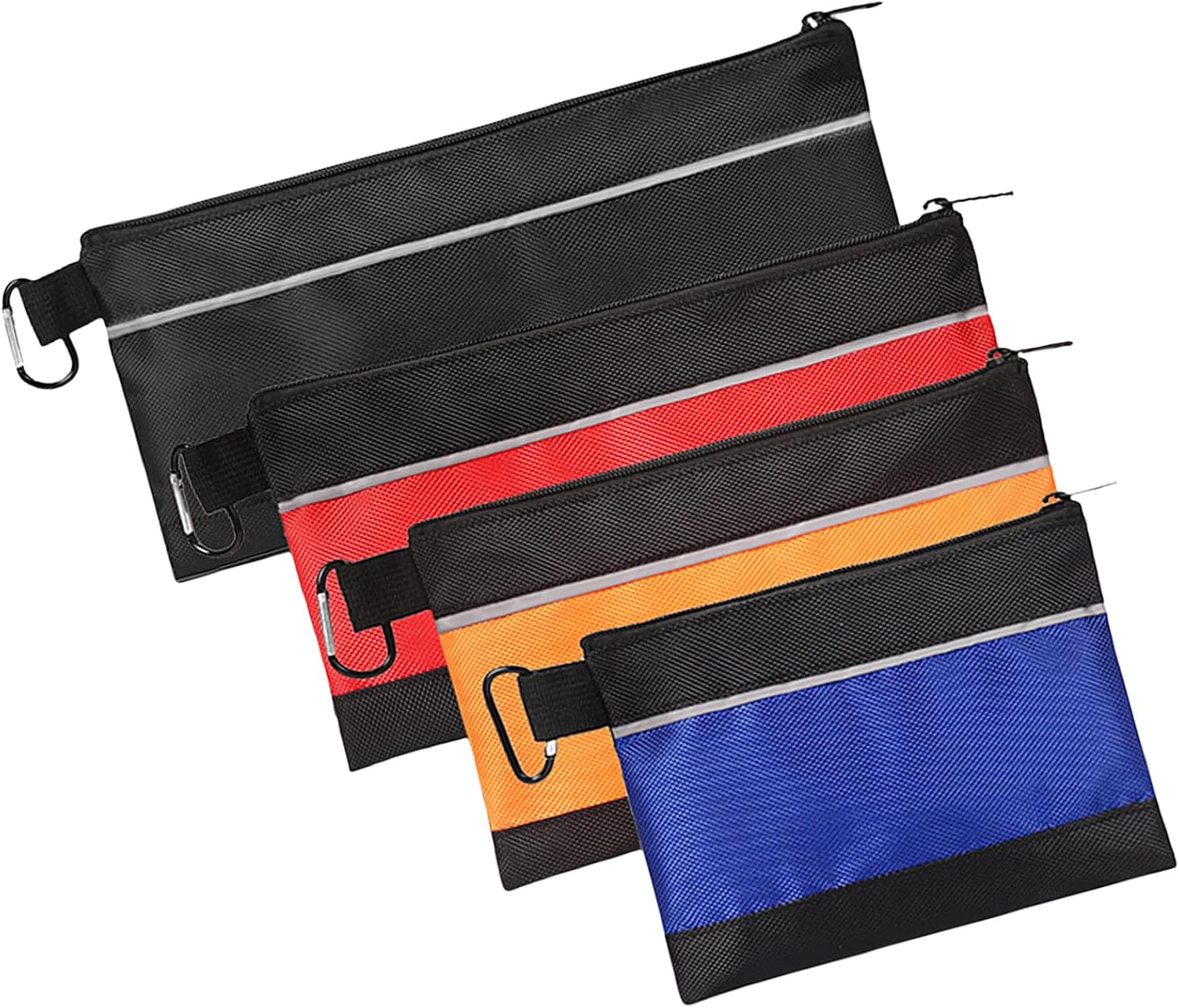  Petits Organisateurs D'outils D'électricien - Pochette De Rangement Multifonctionnelle à Large Ouverture