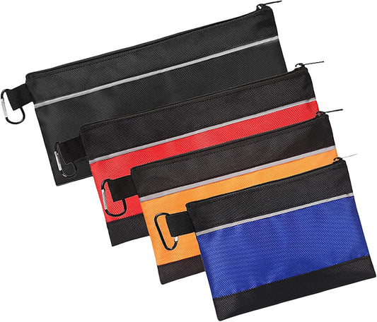  Petits Organisateurs D'outils D'électricien - Pochette De Rangement Multifonctionnelle à Large Ouverture
