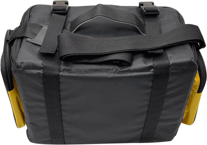  Host Sac De Rangement Pour équipement D'enquête GPS GNSS Trimble 20 L, Sac De Transport étanche Et Robuste Avec Bandoulière Et Séparateurs, Jaune Et Noir