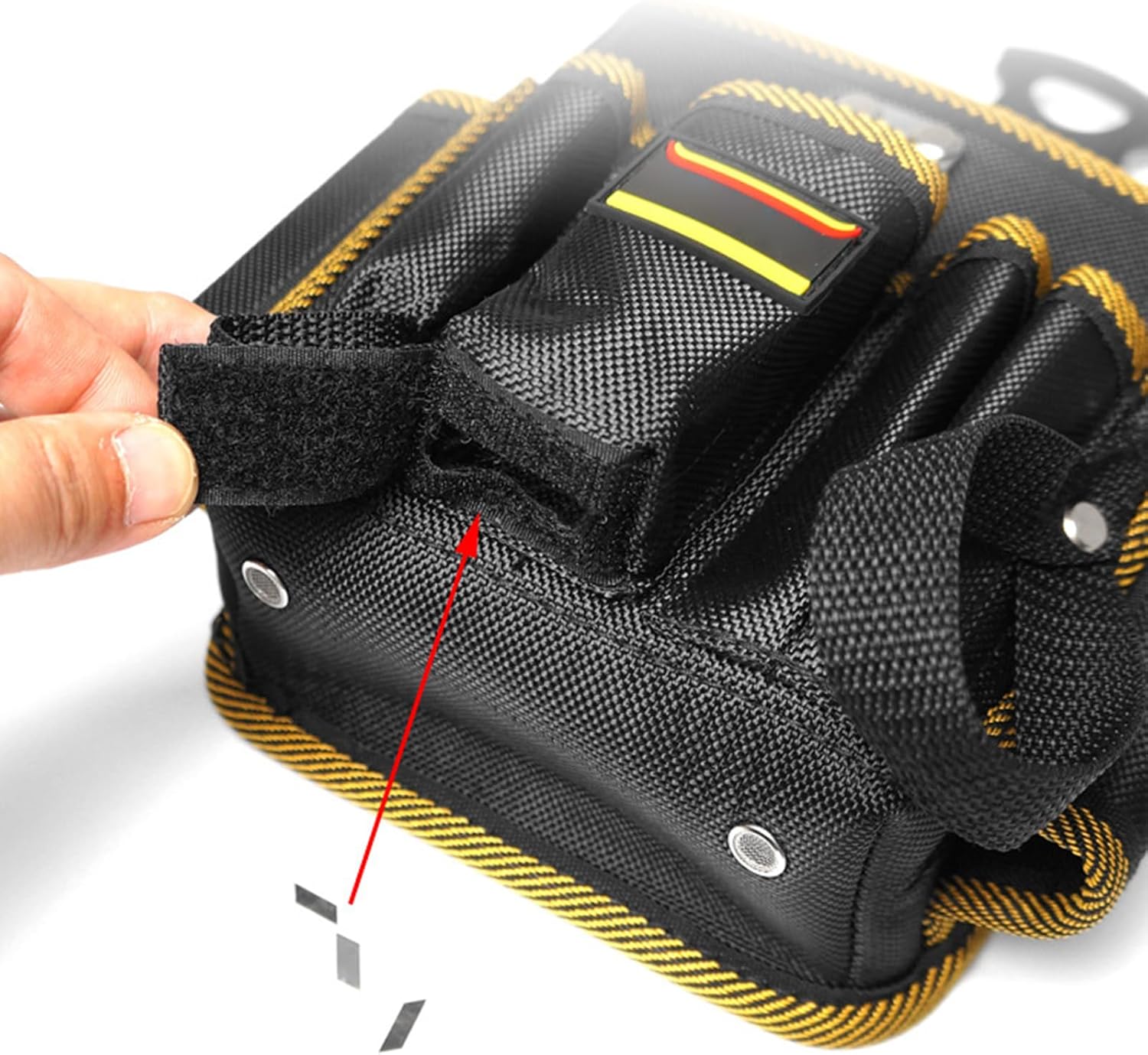 Pochette à Outils Ceinturée Pour Électricien - Organisateur De Travail Et Porte-Outil Pour Techniciens | Ceinture Holster Légère Utilitaire Pour Adultes Coiffeurs Artisans Ouvriers