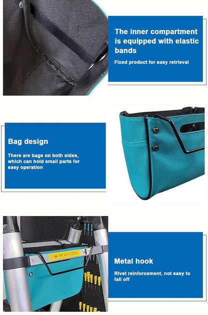  Porte-Outils Pour Échelle | Sac De Rangement Quincaillerie | Sac En Tissu Pour Outils D'Échelle | Pour Bricoleurs Propriétaires Électriciens Techniciens Maintenance Couvreurs Atelier