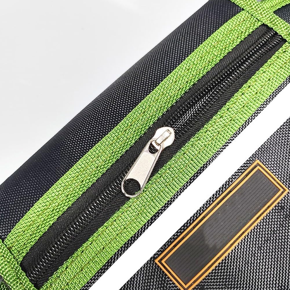 Sac Banane En Tissu Oxford 1680D Avec Ceinture Réglable Pour électricien Et Charpentier - Organiseur De Rangement Robuste Résistant à L'eau - Plusieurs Poches Pour Matériel De Travail De Construction