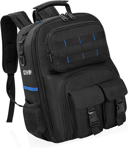  Sac à Outils Sac à Dos De Rangement Pour Homme Sac De Rangement Pour Réparateur, électricien, Bricoleur