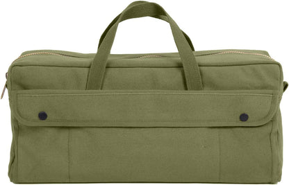  Rothco Canvas Jumbo Tool Bag With Brass Zipper, Olive Drab