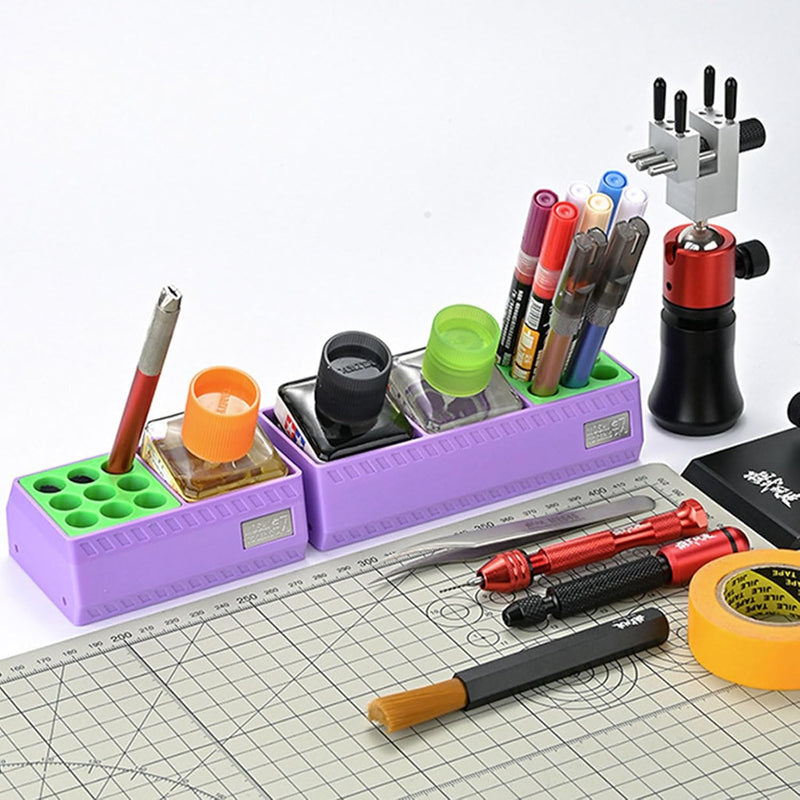  Boîte De Rangement Pour Outils De Modélisme Pour Constructeurs, Systèmes Empilables Avec Support, Design Compact, Transport Facile