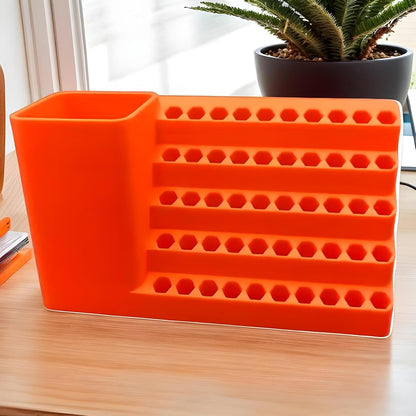  Support De Rangement Pour Forets – Organiseur De Rangement Pour Embouts Hexagonaux Robustes | Gestion Des Accessoires D'outils électriques Pour Garage, Atelier, Armoire, Sous-sol
