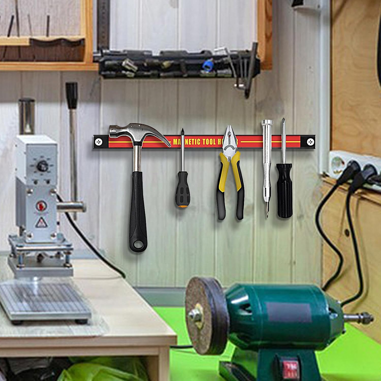  Bande Magnétique Pour Outils – Porte-outils Mural De Grande Capacité – Organiseur Gain De Place Pour Atelier, Atelier De Réparation Automobile, Maison