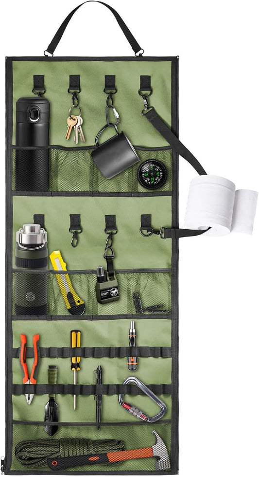  Organiseur De Camping - Sac à Outils Oxford Résistant - Sac à Outils D'extérieur - Pour Camping, Pique-nique, Pêche, Voyage, Accessoires De Cuisine