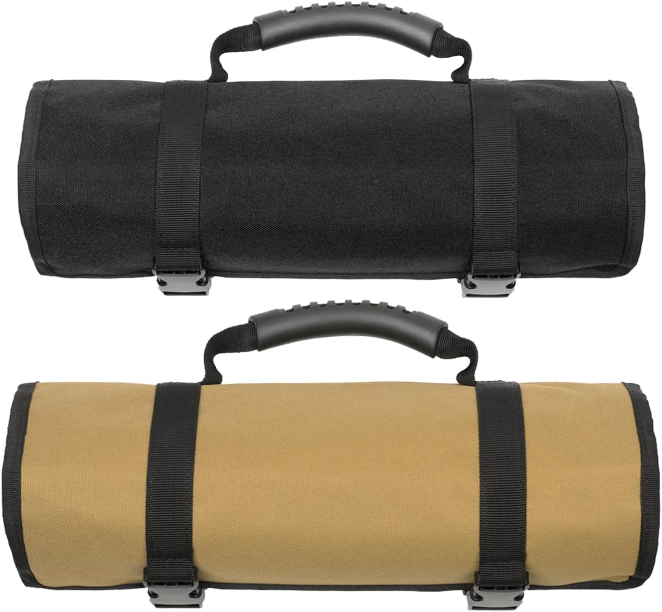  Pochette à Outils Enroulable, Sac à Outils Pliable, Sac De Transport Résistant à L'usure, Poignée épaisse Et Durable Pour Le Rangement Du Matériel, L'organisation Et L'utilisation En Extérieur, 36,5 X