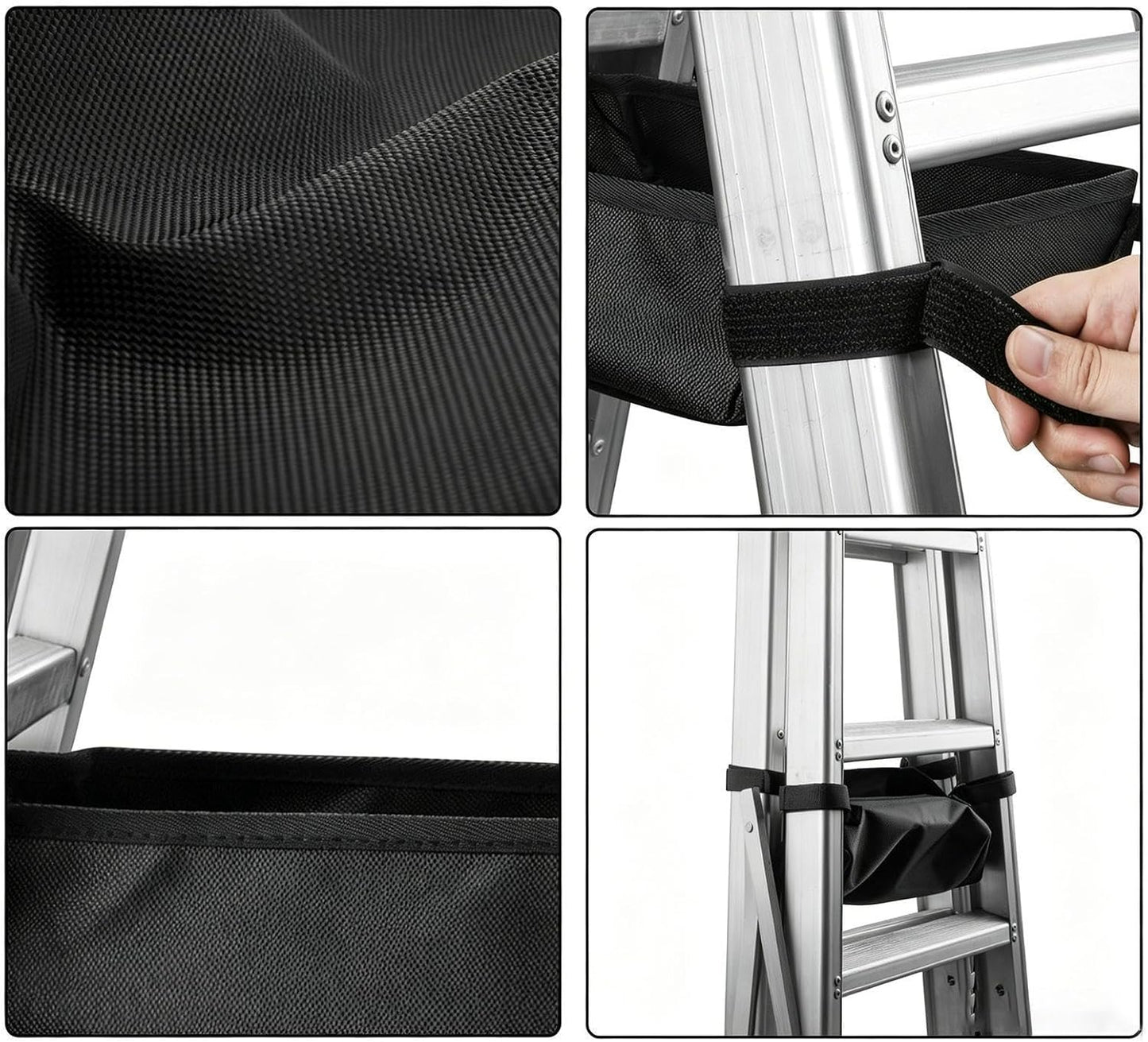  Escabeau Porte-outils | Organiseur De Clés, Pochette à Outils En Tissu | Pour Peintres, Bricoleurs, Propriétaires De Maison, électriciens, Charpentiers, Couvreurs, Maison, Atelier, Garage