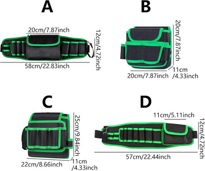  Sac à Outils Multifonctionnel Pour électricien, Sac De Taille, Porte-ceinture, Tournevis, Organisateur De Jardin, De Maison, Organisateur De Réparation