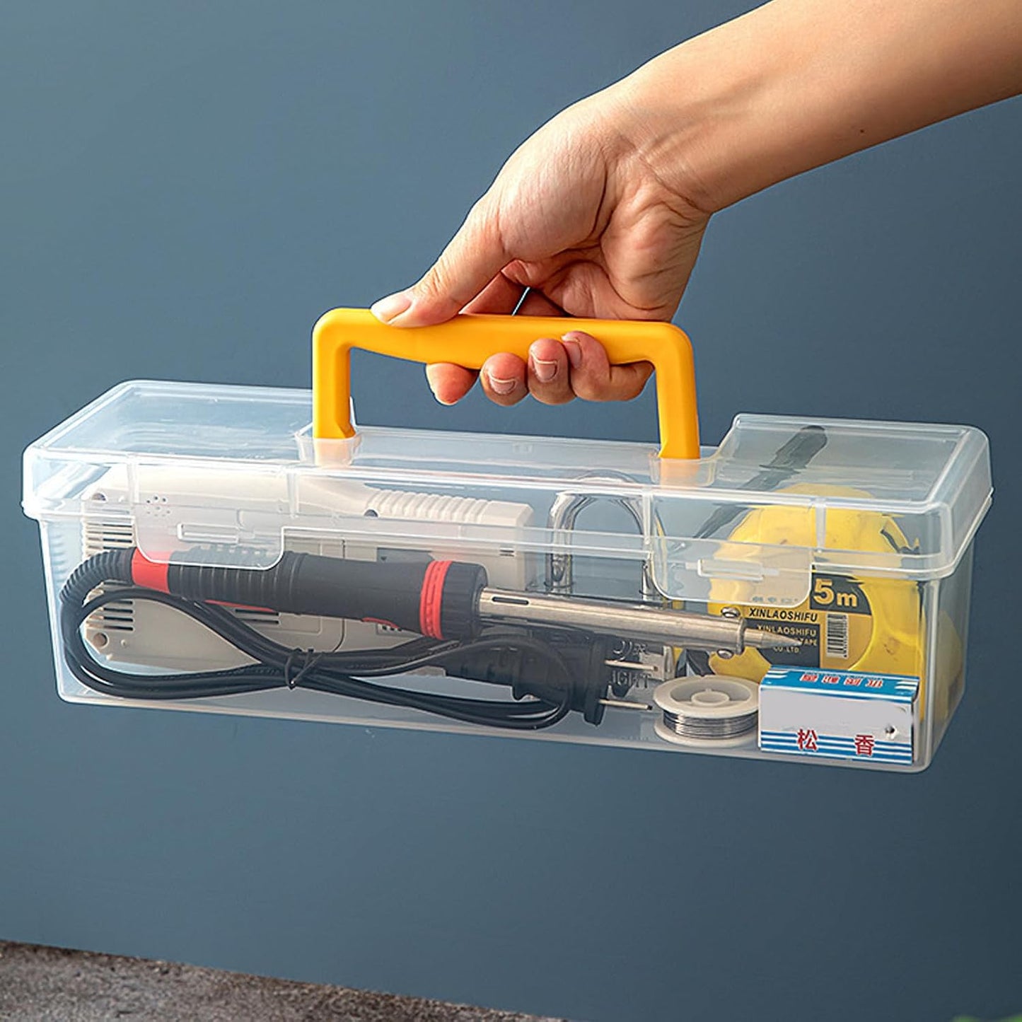  Organiseur à Outils Avec Plusieurs Compartiments, Rangement Léger, Maison, Bureau, Atelier, Multifonctionnel, étanche, Boîte à Outils