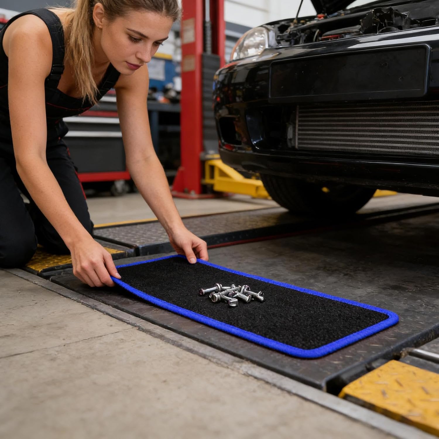  Tapis à Outils Magnétique Pour Mécanicien | Support Avec Couche De Protection En PVC | Plateau De Pièces Magnétiques | Pour Maison, Garage, Atelier, Réparation De Voiture, Mécanicien, électricien