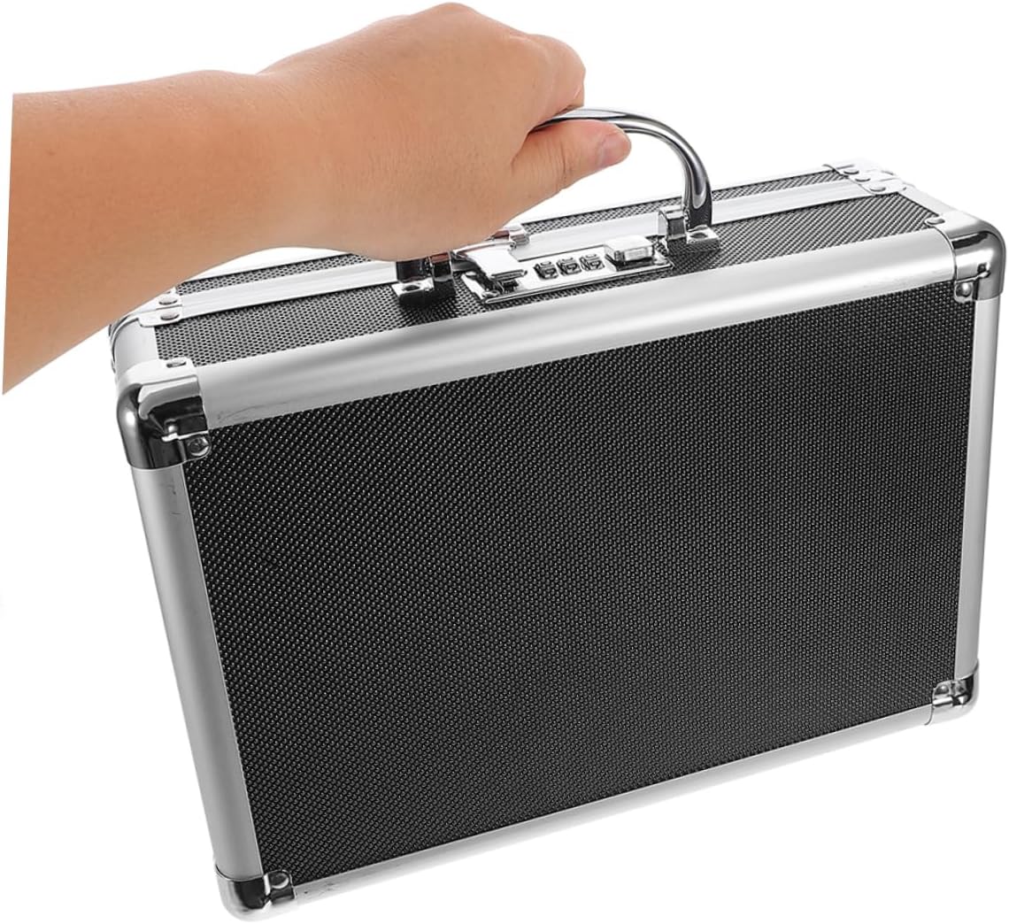  ULTECHNOVO Boîte Rangement Outils Portable Alliage Avec Poignée Pour Maison Bureau Voyages Compartiments Organisés