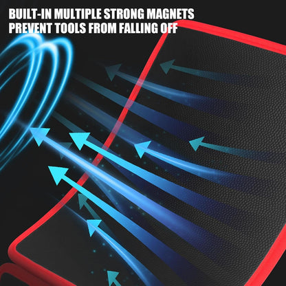  Tapis Magnétique, Porte-outils | Support De Pièces Robuste | Pour Garage, Atelier, Construction, Réparation De Voiture, Mécanicien, électricien, Tournevis, Clés, Boulons