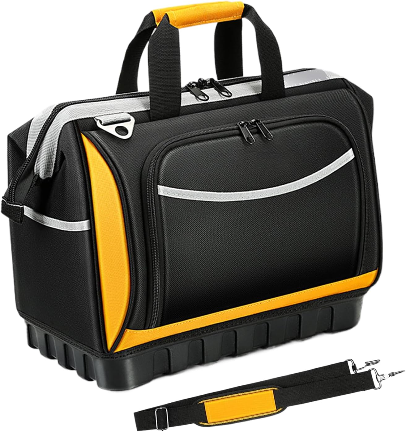  Organisateur De Sac à Outils - Sac D'électricien à Plusieurs Poches - Sac De Détail étanche Avec Dur - Construction En Matériau - Réparations à La Maison, Utilisation Du Garage, Rangement