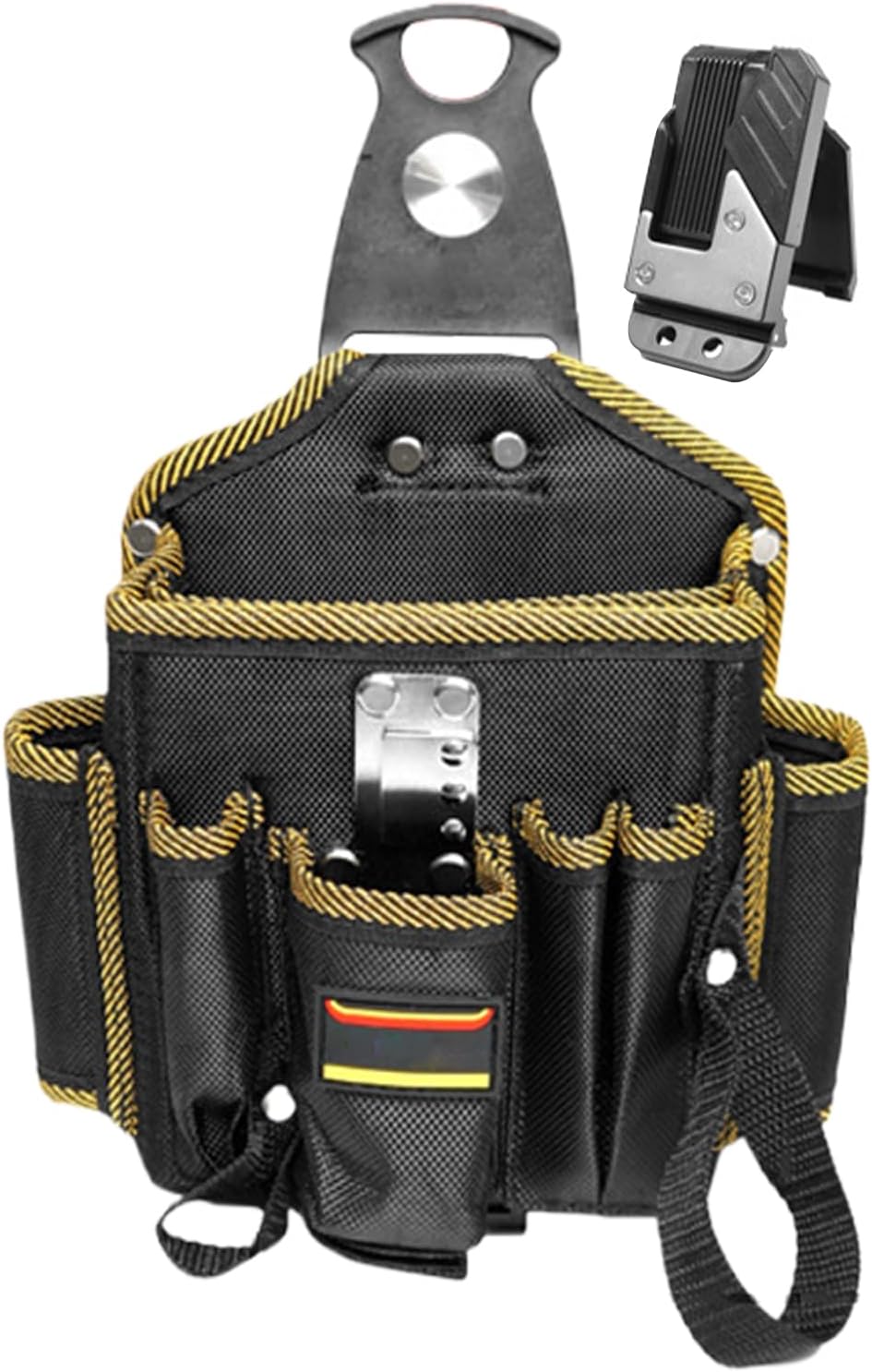  Pochette à Outils Ceinturée Pour Électricien - Organisateur De Travail Et Porte-Outil Pour Techniciens | Ceinture Holster Légère Utilitaire Pour Adultes Coiffeurs Artisans Ouvriers