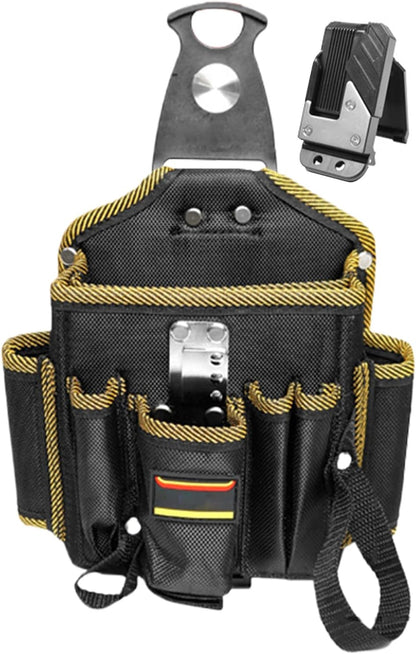  Pochette à Outils Ceinturée Pour Électricien - Organisateur De Travail Et Porte-Outil Pour Techniciens | Ceinture Holster Légère Utilitaire Pour Adultes Coiffeurs Artisans Ouvriers
