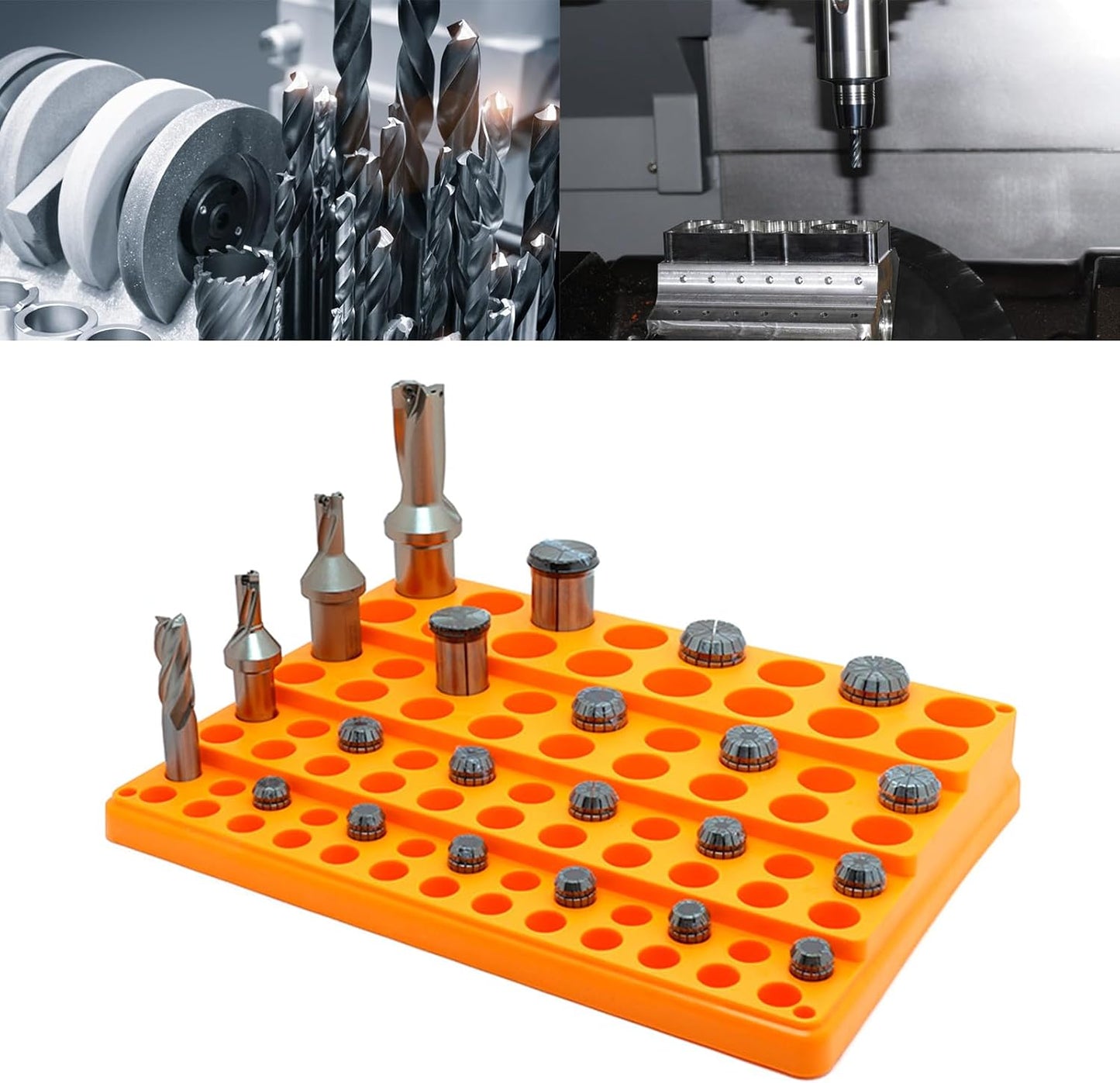  Boîte De Rangement Pour Outils De Défonceuse Avec Plusieurs Compartiments ER25 ER32 16N32 Efficace