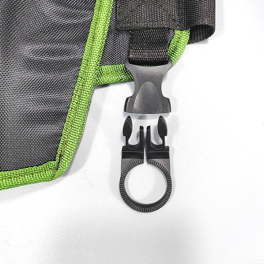  Sac Banane En Tissu Oxford 1680D Avec Ceinture Réglable Pour électricien Et Charpentier - Organiseur De Rangement Robuste Résistant à L'eau - Plusieurs Poches Pour Matériel De Travail De Construction