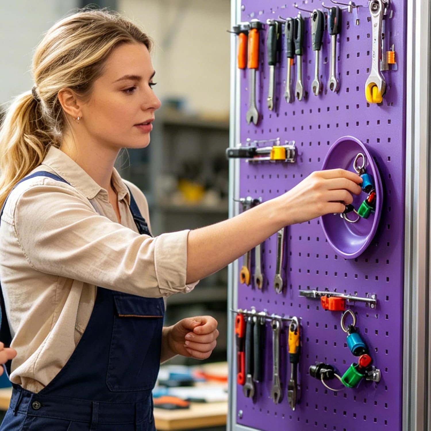  Plateau Magnétique à Vis – Plateau à Outils Magnétique En Acier Inoxydable Pour Mécanicien, Atelier, Réparation Automobile, Garage, Rangement De Prises