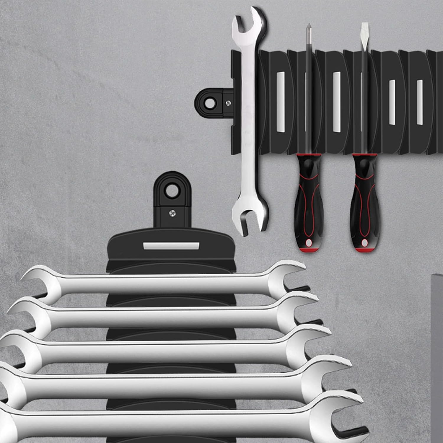  Générique Porte-Clés à Outils,Plateau De Rangement Pour Outils Avec Support Aimanté | Accessoire D'Organisation Polyvalent Pour Boîte à Outils – Idéal Pour Passionnés Et Débutants