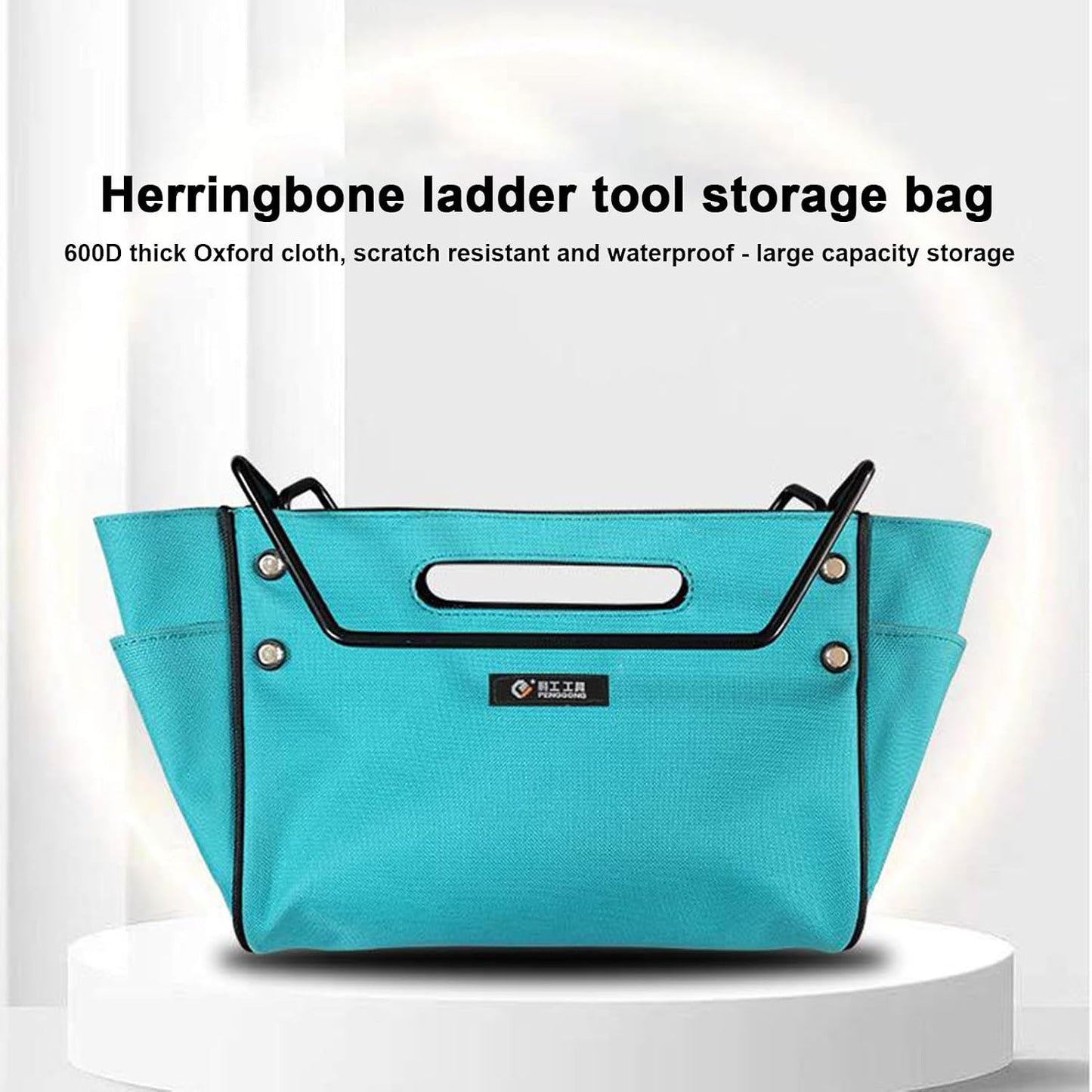  Porte-Outils Pour Échelle | Pochette De Rangement Pour Quincaillerie - Caddy Pour Escabeau Télescopique - Pour Peintres Propriétaires Électriciens Techniciens Couvreurs Jardiniers Atelier Garage Entre