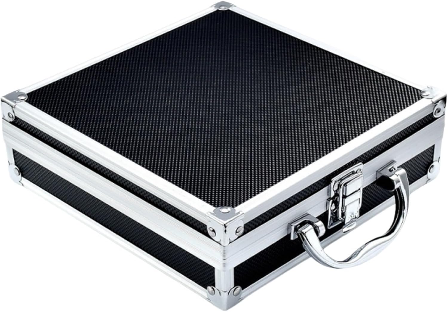  Valise Aluminium Boîte à Outils Antichoc En Alliage D'aluminium, Boîte Portable Résistante Aux Chutes Et Chocs, Mallette De Sécurité Portative Grande Capacité(E 36x10x5.8cm)