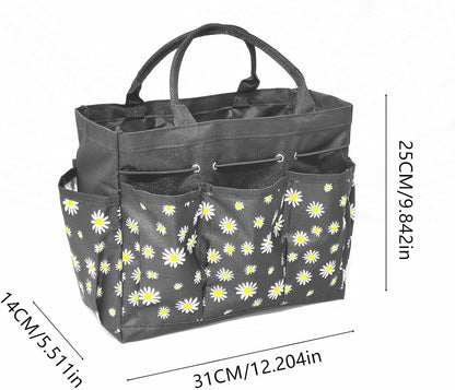  Sac De Jardinage Oxford De Grande Capacité Pour Femmes, Sac De Rangement Portable Pour Outils De Jardin | Pour Gants, Pelle, Désherbeur, Bouteille, Extérieur, Pelouse, Terrasse, Ferme