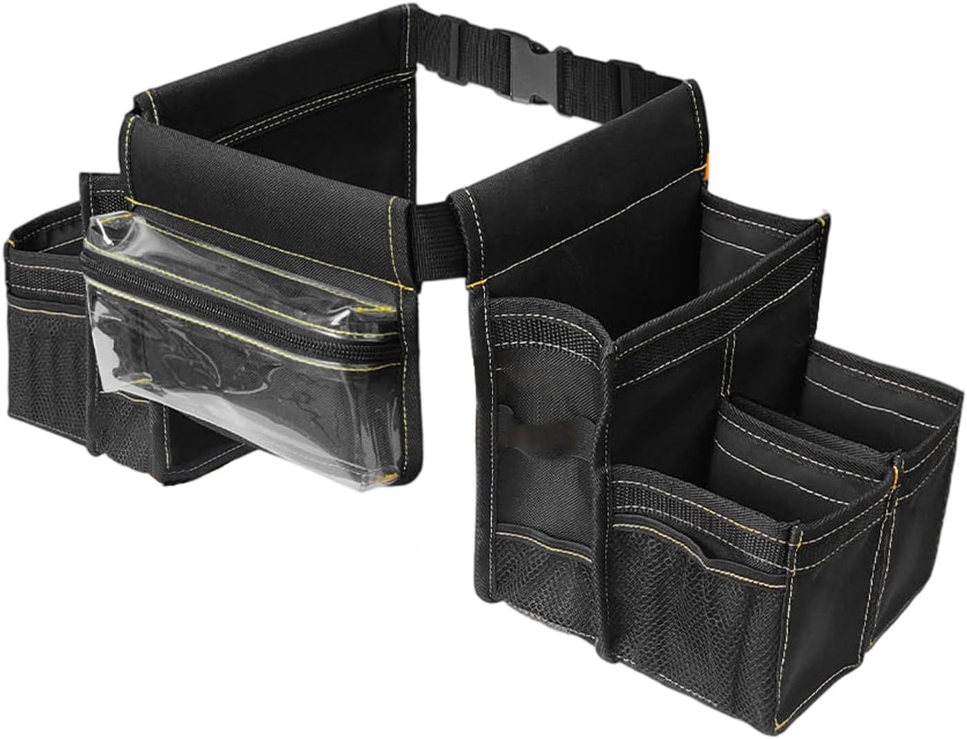 Ceinture à Outils De Jardinage, Sac Banane Réglable, 25 X 20 X 5 Cm, Plusieurs Poches Avec Espace De Rangement Et Design Léger, Ceinture à Outils Imperméable Pour Nettoyage, Ménage, Plomberie