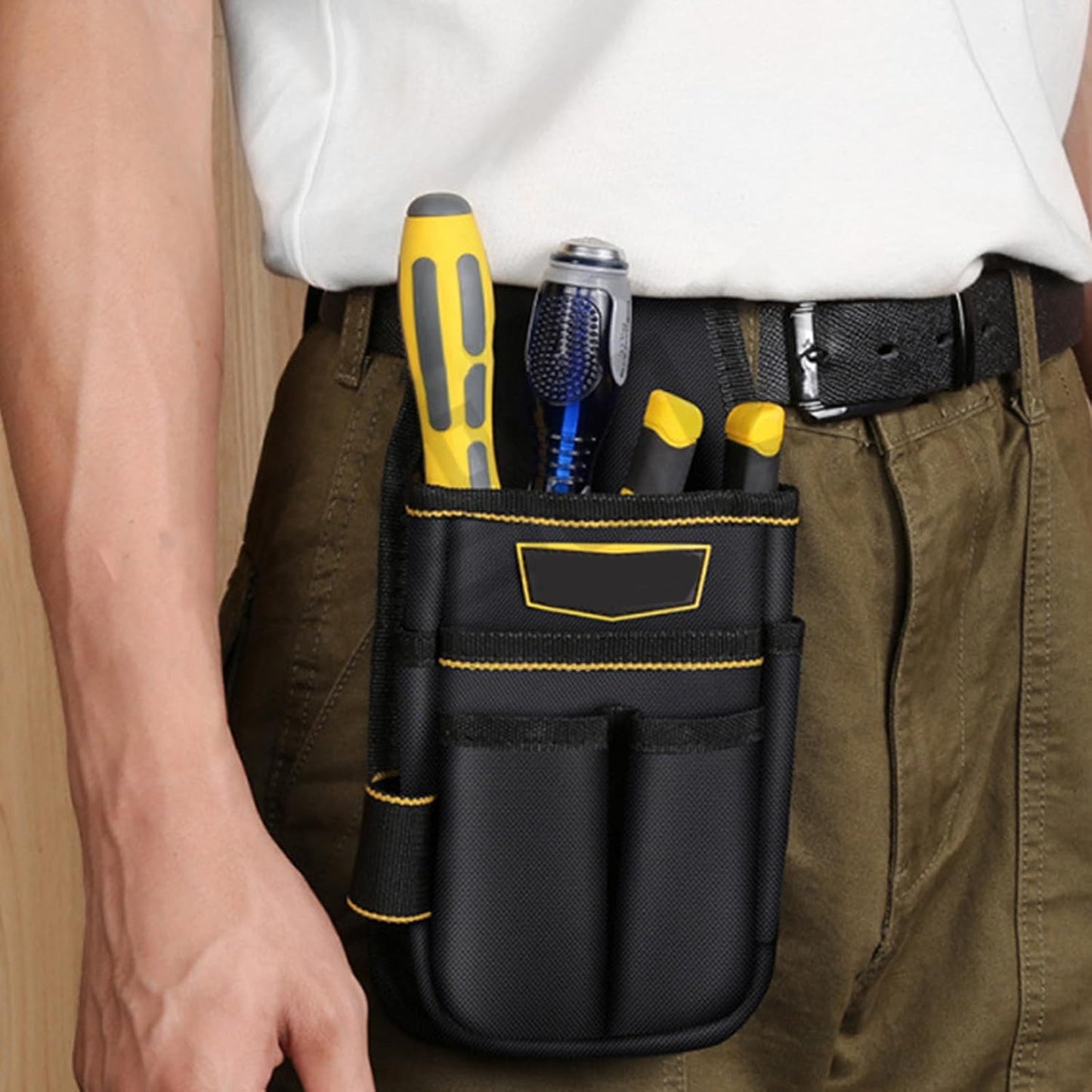  Banane En Tissu Nylon Résistant, à Outils, De Ceinture à Outils, Conçu Pour Les électriciens Et Les Passionnés De Tâches De Réparation, Banane De Travail Réglable
