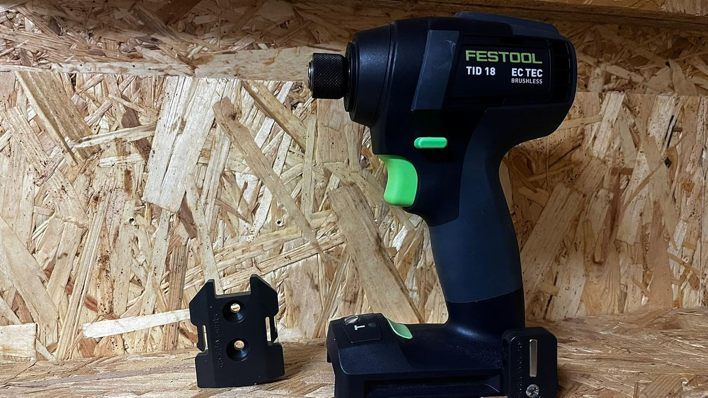  StealthMounts Lot De 4 Supports D'outils Pour Festool 18 V | Fabriqué Au Royaume-Uni | Noir
