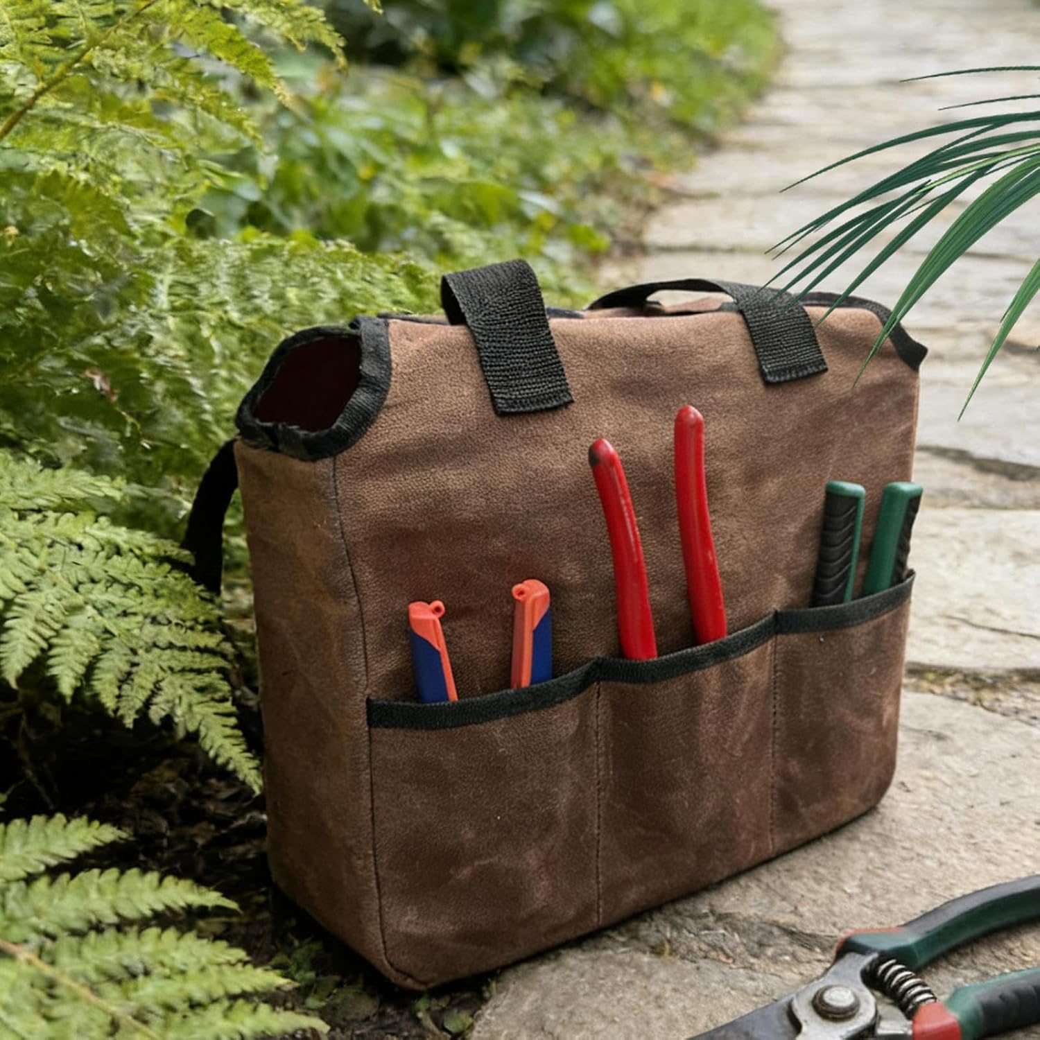  Sac De Jardin - Sac De Transport étanche - Grand Volume - Sac De Transport Robuste - Rangement Pour Outils De Jardin - Pour Débutants, Amateurs, Paysagistes, Hommes Et Femmes - Jardinage En Plein Air