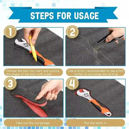  Insert En Mousse EPE Résistant à L'eau Pour Outils électroniques, Emballage Sécurisé, Doublures Résistantes Aux Chocs Coupées à La Taille Des Feuilles